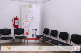 مستوصف الهلال الأحمر الفلسطيني يبدأ عمله في مخيم العائدين بحماه