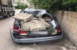 مخيم الرمل.. أضرار مادية بعد عاصفة غير مسبوقة