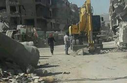 مع عمليات الصيانة التي يشهدها مخيم اليرموك دعوات للعودة  