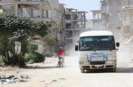 في ظل ازياد عدد الطلاب.. افتتاح أول مدرسة في مخيم اليرموك