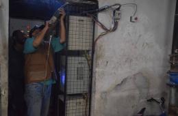 مخيم جرمانا. مُنظِّمات كهربائية جديدة لحل مشكلة المياه