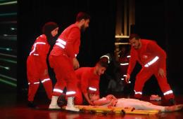 سوريا. الهلال الأحمر الفلسطيني يحتفل في الذكرى 54 على تأسيسه