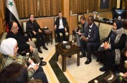 لبحث واقع اللاجئين في حلب. لقاء يجمع مفوض الأونروا بمحافظ حلب