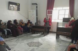 مخيم خان دنون. جلسة توعية حول الاستغلال الجنسي والاعتداء على الأطفال