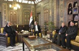 مؤسسة فلسطينية تلتقي محافظ دمشق وتبحث ملف مخيم اليرموك