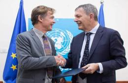 الاتحاد الأوروبي. يتبرع بمبلغ 82 مليون يورو للأونروا  