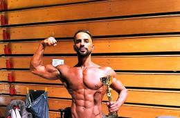 فلسطيني يحقق المركز الثاني في بطولة ألمانيا الشرقية للياقة البدنية 