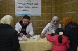 جمعية خيرية تقيم أياماً طبية مجانية في مخيم الرمل الجنوبي