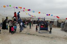 فلسطينيو الشمال السوري العيد شمعة منيرة وسط ظلام البؤس والتهجير