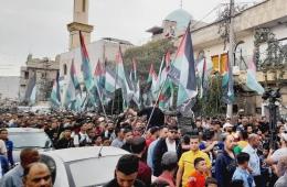 مخيم خان دنون. فرض الموافقات الأمنية لتنظيم الفعاليات التضامنية مع غزة 