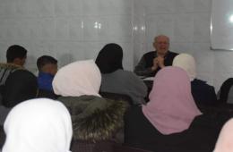  محاضرة توعوية عن المخدرات في مخيم سبينة