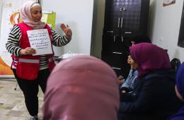 تحت عنوان "خبزة وشاي" نشاط ترفيهي توعوي للنساء في مخيم النيرب 