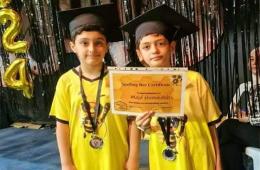 طفل من مخيم جرمانا يحقق المركز الثاني في مسابقة "نحلة التهجئة"