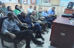 ندوة في مخيم النيرب حول جذور القضية الفلسطينية 