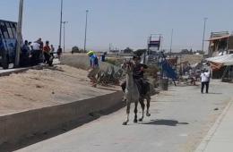 مخيم جرمانا. تأجير الدراجات النارية والأحصنة خلال العيد يثير قلق الأهالي