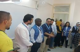 مدير الأونروا يطلع على أنشطة النادي الصيفي في مخيم اليرموك