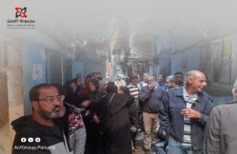 فلسطينيو سورية في لبنان يحتجون على تأخر الأونروا صرف مستحقاتهم المالية