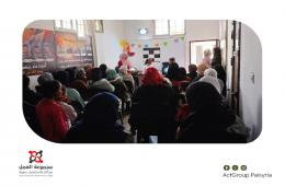 بهدف تنمية المهارات الشخصية للنساء. ندوة حول ضبط النفس في مخيم خان دنون