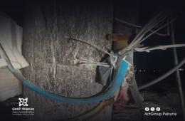 مخيم خان الشيح. شكاوى من انقطاع الكهرباء لساعات طويلة نتيجة سرقة الكابلات