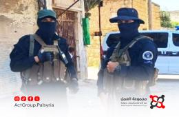 الأمن العام ينفذ حملة أمنية مكثفة في مخيم جرمانا لمكافحة المخدرات