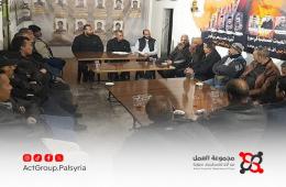 منتدى كوشان ولجنة العمل الفكري ينظمان ورشة حوارية في مخيم خان دنون