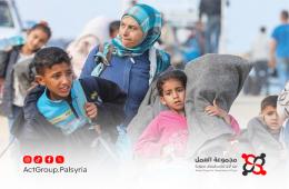 بعد  سنوات من النزوح والمعاناة .عوائل فلسطينية تعود إلى منازلها مخيماتها الأصلية