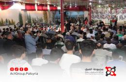 مخيم النيرب يكرّم 60 شخصاً قضوا خلال قتالهم في صفوف الثورة السورية