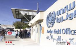 فلسطينيو سوريا في الأردن يُلوّحون بالتصعيد بسبب تأخر مساعدات الأونروا