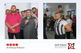 افتتاح مركز رياضي بدعم من هيئة خيرية في مخيم خان دنون