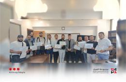 مجموعة العمل تختتم دورتها التدريبية في فن التحرير الصحفي بدمشق