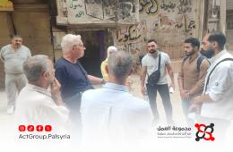 وفد طبي ألماني يزور مخيم اليرموك. تقييم صحي ميداني وتعهدات بدعم إنساني