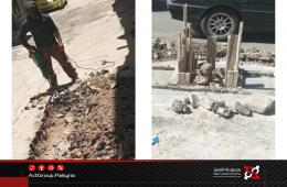 إطلاق مشاريع خدمية جديدة في مخيم سبينة