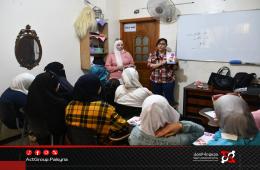 دمشق. حملة توعوية للحد من مخاطر مخلفات الحرب على النساء والأطفال