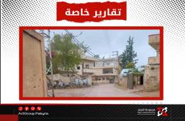 فلسطينيو قرية عمورية في درعا