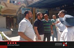 وفد من هيئة اللاجئين يزور مخيم جرمانا لتقييم الواقع الخدمي