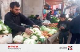 ارتفاع جديد في الأسعار يثقل كاهل سكان مخيم النيرب