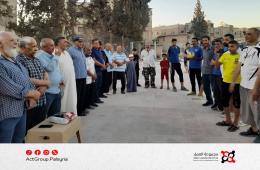 مخيم السيدة زينب.. فعاليات رياضية تعزز التنمية المجتمعية 