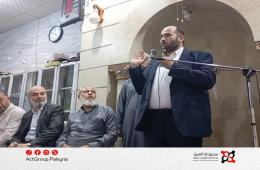 وفد من القيادة السورية يزور مخيم النيرب بحلب 