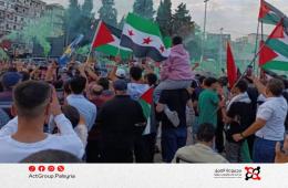 سورية. مسيرات حاشدة في عدد من المدن والمخيمات الفلسطينية دعماً لغزة