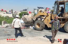 مبادرات خدمية بمخيم جرمانا لتحسين الواقع المعيشي