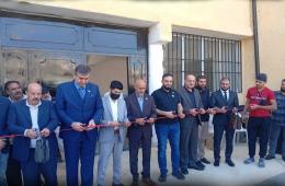 مخيم اليرموك. افتتاح ثانوية اليرموك للبنين 