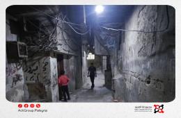 مغتربو مخيم السيدة زينب يموّلون مشروعاً لإنارة الأزقة والحارات