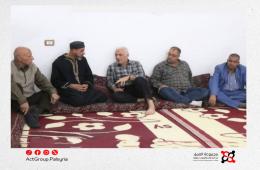 مخيم الحسينية. زيارات ميدانية للجنة التنمية المجتمعية للاطمئنان على الأهالي