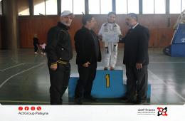 اللاذقية. الطفلة الفلسطينية فلورا تفوز بالمركز الأول في الكاراتيه