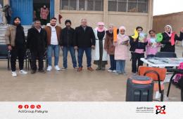 مخيم الحسينية.. نشاط ثقافي في يوم اللغة العربية 