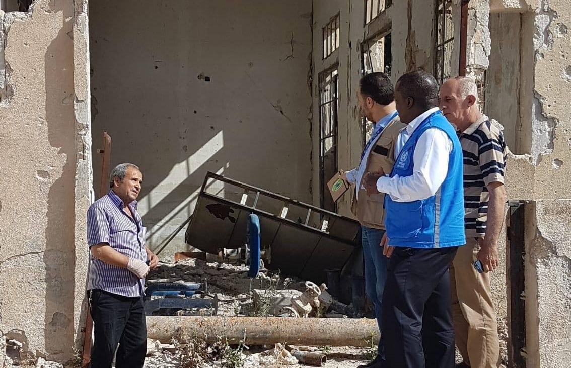 Palestine Refugee Agency Discusses Reconstruction of Aleppo Displacement Camps 