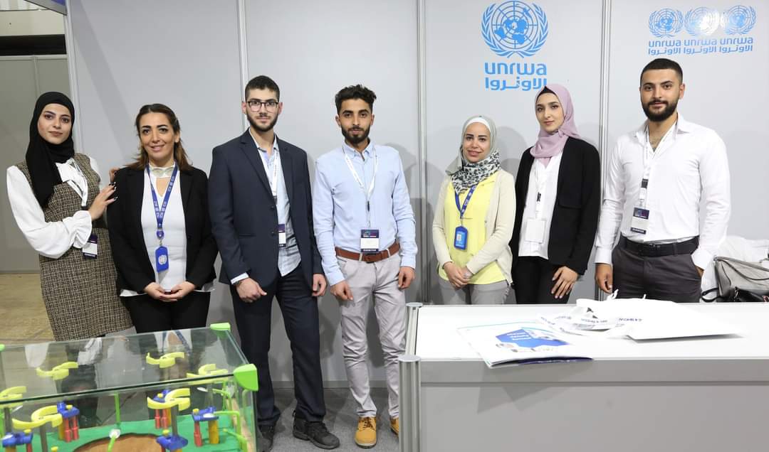 Palestine Refugee Trainees in Syria Showcase Their Talents at Syrian Industrial Exhibition