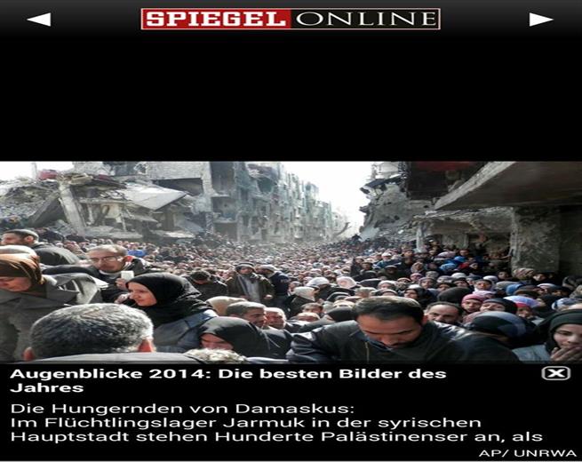 مأساة مخيم اليرموك من بين الصور الأكثر تأثيراً لعام 2014