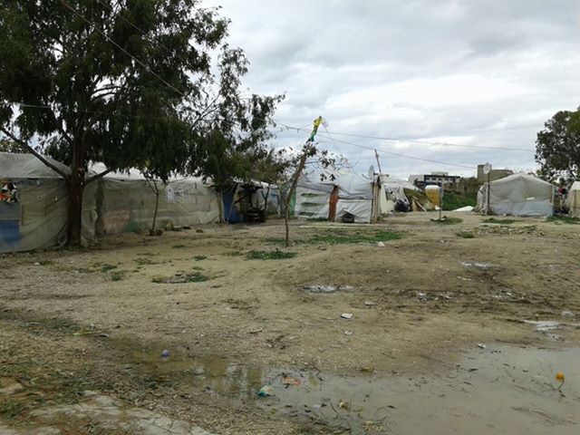 جولة تفقدية للجنة فلسطيني سورية في لبنان لمراكز إيواء اللاجئين الفلسطينيين السوريين في مخيم عن الحلوة 