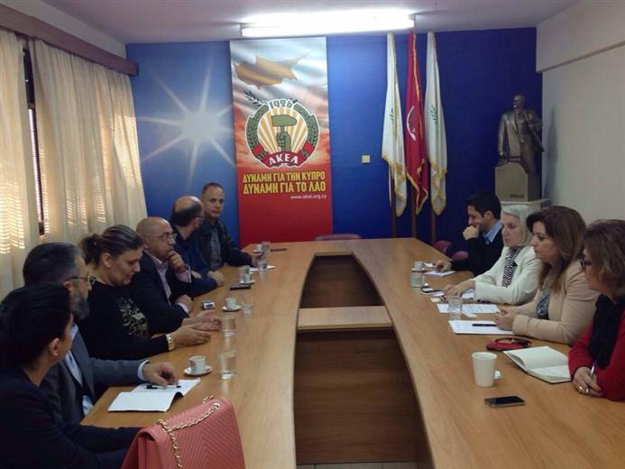 جولة لوفد حملة الوفاء الأوربية على عدد من الأحزاب والبرلمانيين في قبرص